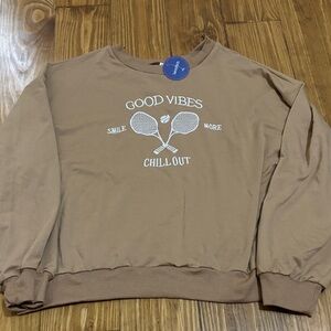 NWT SweatyRock size small crewneck